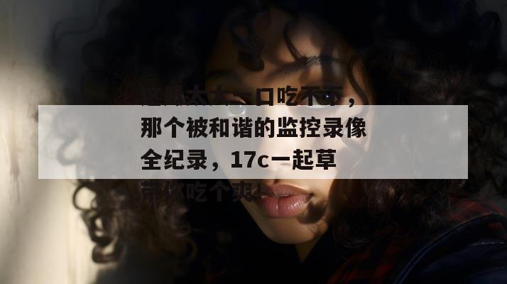 这瓜太大一口吃不下，那个被和谐的监控录像全纪录，17c一起草带你吃个爽！